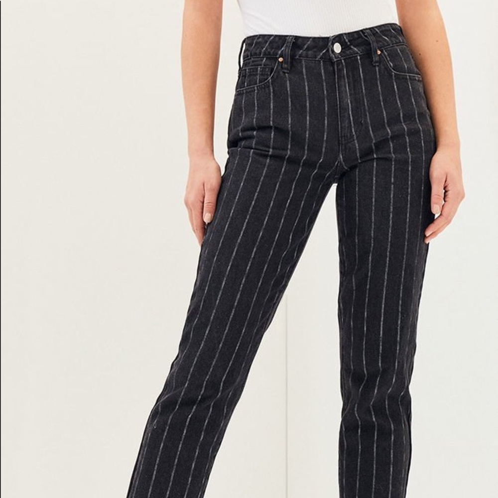 Pacsun Pinstripe Mom Jeans
